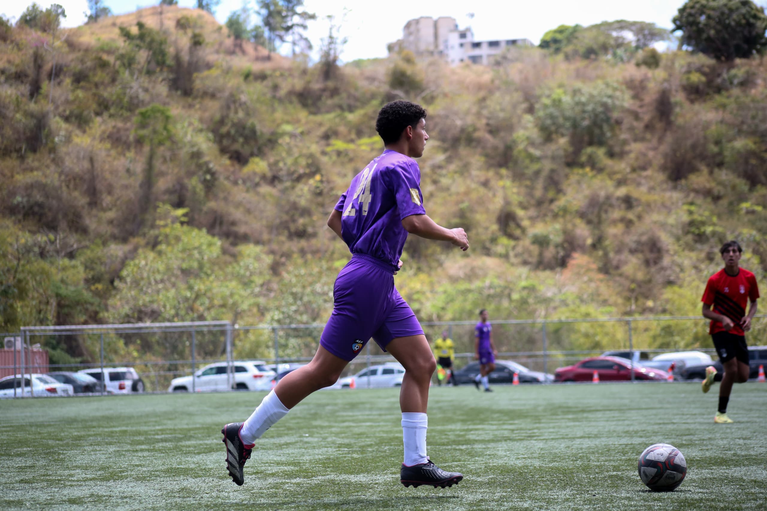 Ricardo Ortiz en el campo de juego